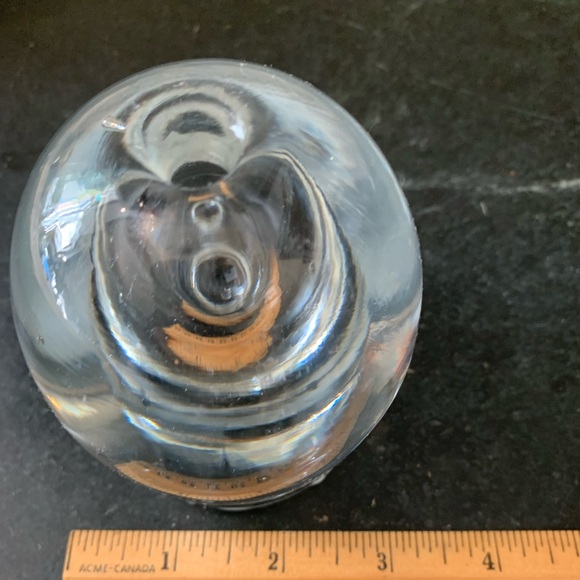 VINTAGE | Blown Glass Art Glass Vase/Oil Lamp - Picture 6 of 7